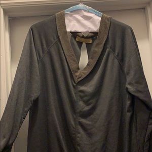 dark grey dress shirt